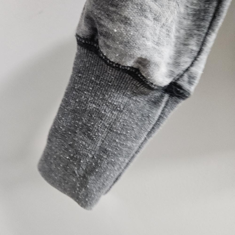 Zen By J. America Burn't Out Gray Hooded Sweatshirt - Picture 5 of 13